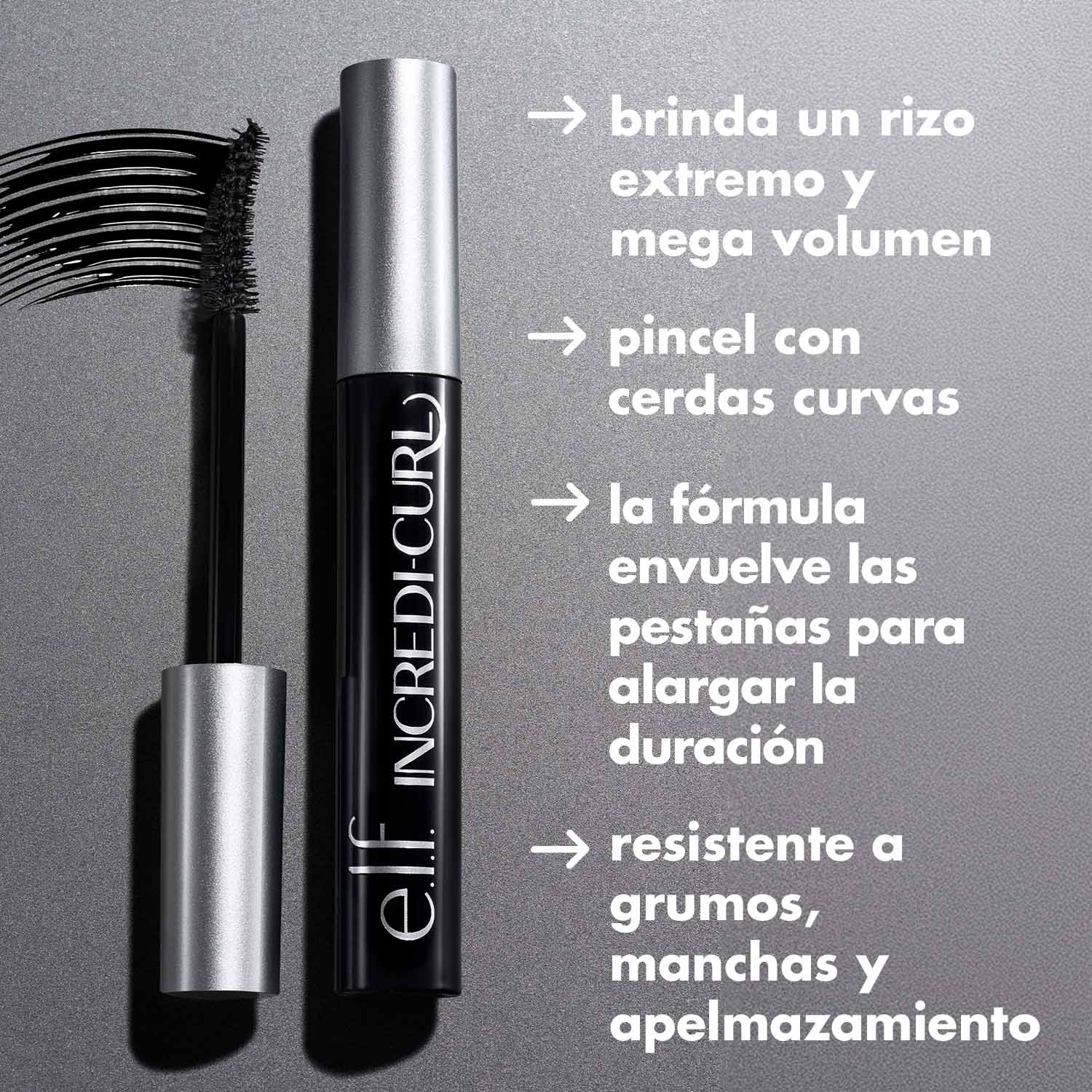E.L.F. INCREDI-CURL MASCARA (RÍMEL RIZADOR Y VOLUMINIZADOR)